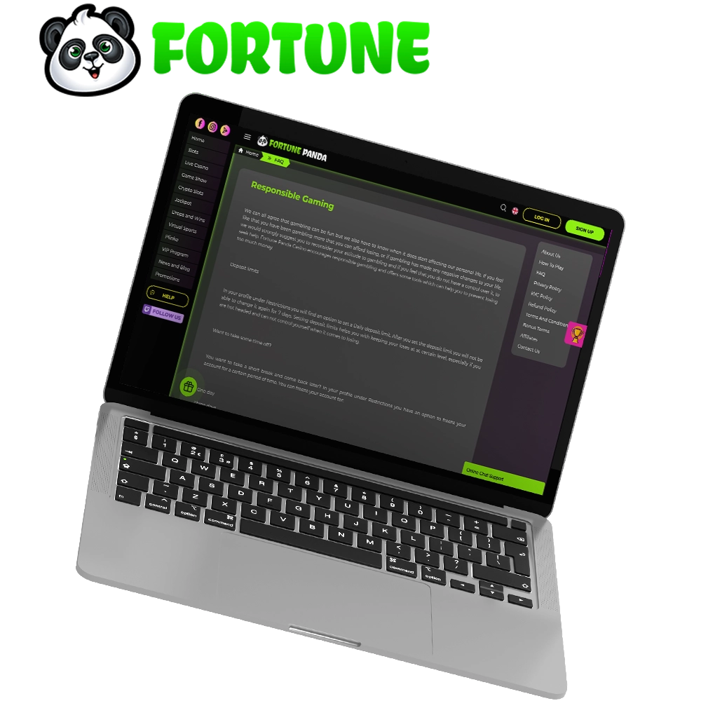 Approach the game of Fortune Panda responsibly.